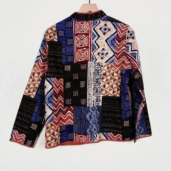 Alfred Dunner Patchwork Quilted Cardigan - Picture 2 of 6